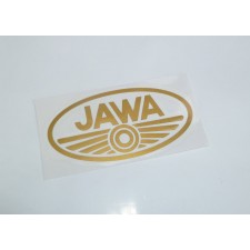 STICKER - JAWA - SMALL - (GOLD JAWA ON TRANSPARENT BACKGROUND)